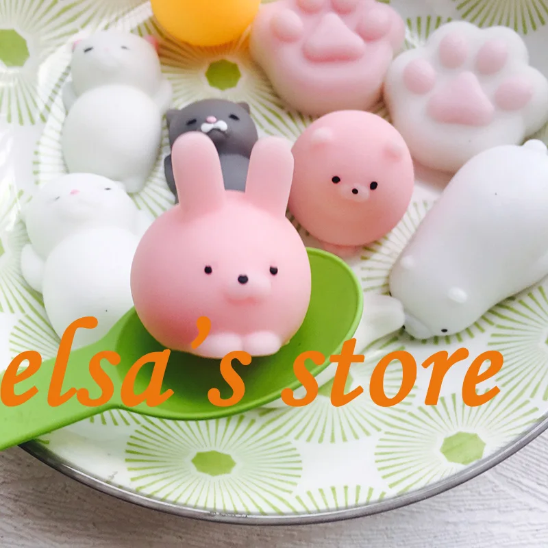 

Оптовая продажа 22 шт kawaii сжимаемые эластичные смешанные мягкие сжимаемые с коробочными ремешками ручные сжимаемые игрушки Бесплатная дост...