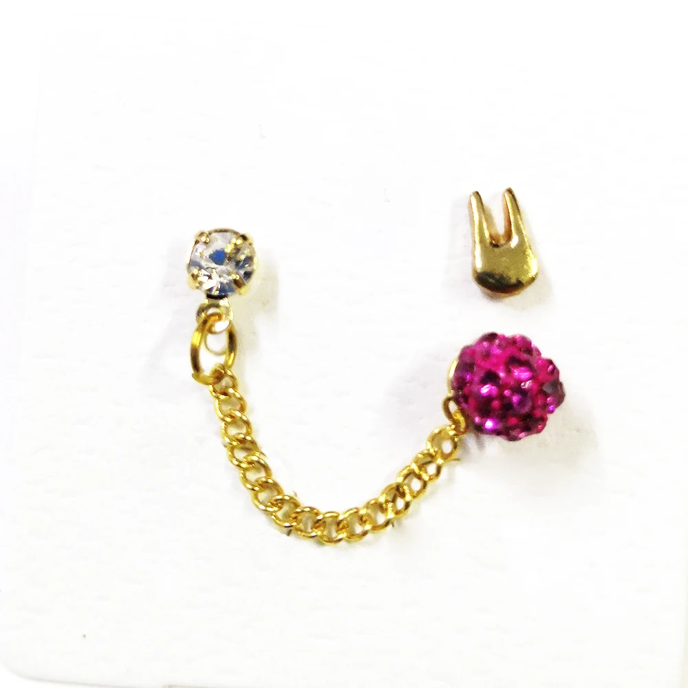 Женские стразы серьги-гвоздики в форме кроликов 3 шт./компл.