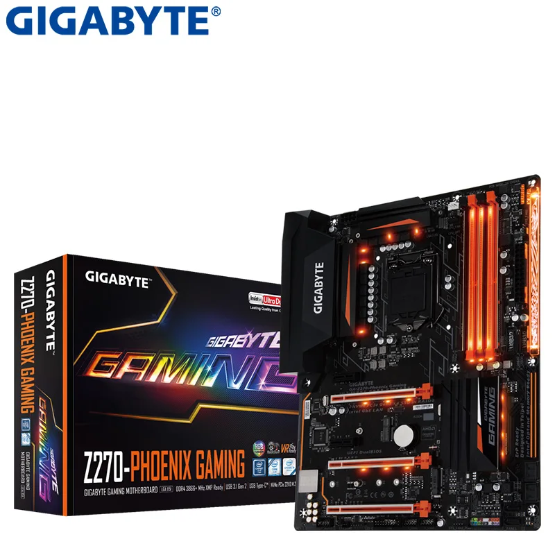 Игровая оригинальная материнская плата Gigabyte 1151 новая гнездовая Z270 LGA 6700 DDR4 с
