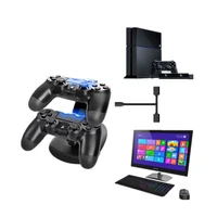 controller charger dock led dual usb ps4 charging stand cradle for sony playstation 4 ps4 ps4 pro ps4 slim controller a9 29