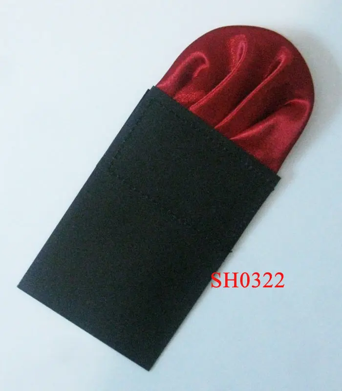 Фото Мужской однотонный платок с карманом Hanky, квадратный платок, аксессуары для свадебной вечеринки №4