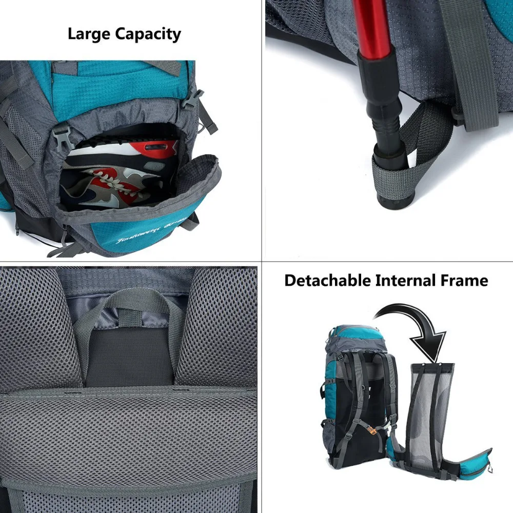 

85L Backpack Waterproof Travel Hiking Sports Bag Men Women Outdoor Gear Camping Climbing Bag Mountaineering Trekking Rucksback