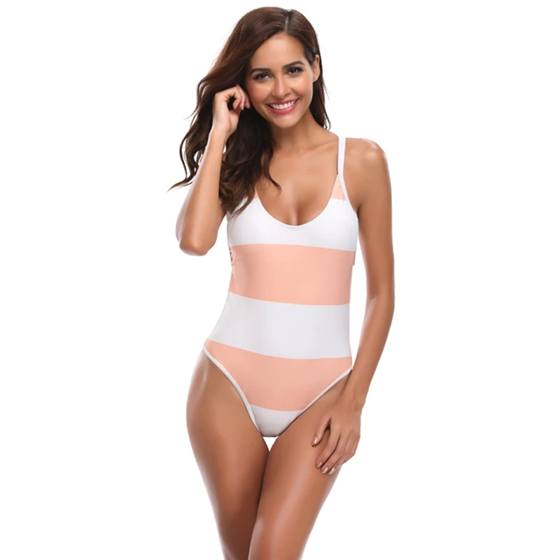 Бикини купальник пляжная одежда 2019 сексуальный в полоску купальный костюм ретро
