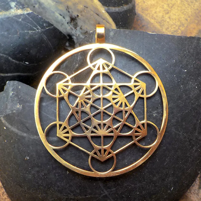 Metatron's Cube pendant Silver plated necklaces &amp pendants for women Fashion Jewelery Drop shipping | Customized Pendants