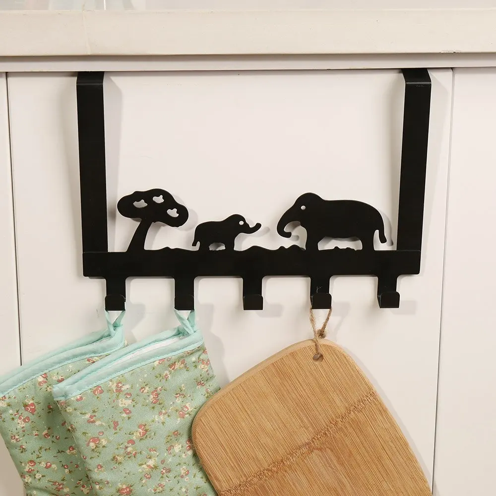 5 крючков подвесная стойка для двери в ванную комнату кухонный подвесной