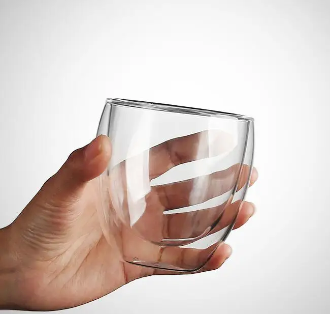 A 250ml Новинка, термостойкая стеклянная чашка с двойными стенками, пивная кофейная чашка, набор, ручная работа, креативная пивная кружка, чайная стеклянная чашка для виски, стеклянные чашки, посуда для напитков - Цвет: A 250ml