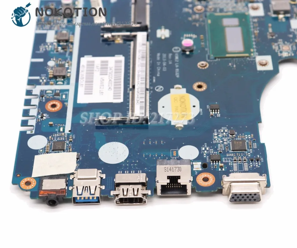 NOKOTION материнская плата для ноутбука acer aspire E1-572 E1-532 E1-572G основная плата NBMFM1100E V5WE2 LA-9532P 2957U Процессор DDR3L