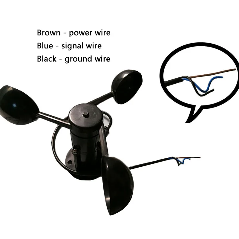 Ветер Датчики скорости Анемометр 0 5 В напряжение 3 стакана 485 выход передатчика|wind