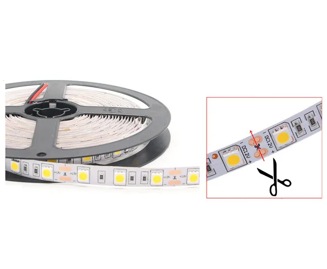 Светодиодный 5050 DC12V 60 s/m 5 м/lote luz светодиодный гибкий RGB/RGBW Тира de