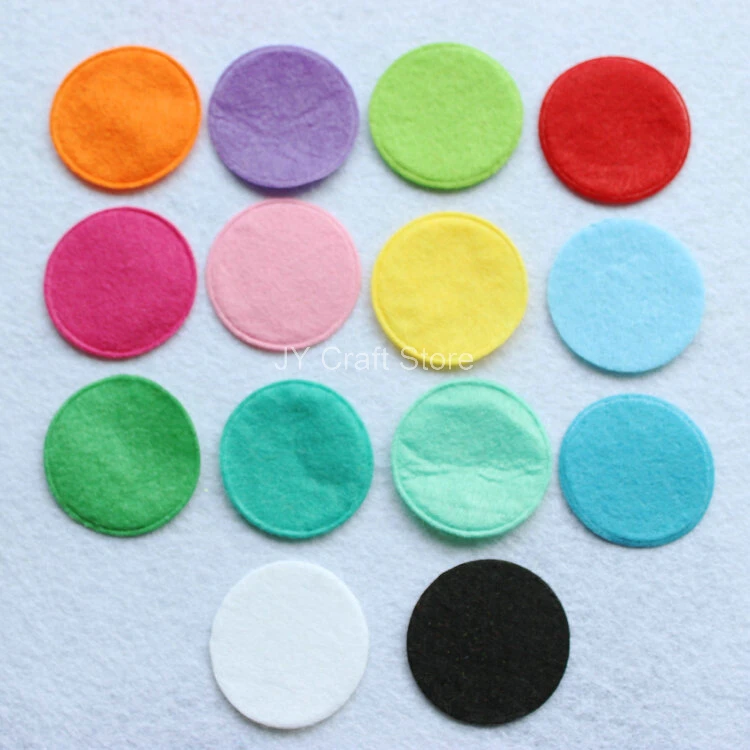 Set of 1000pcs Multi Colors 20-50mm mixed size Felt Circles for Sewing Works Packs Appliques Wholesale Free Shipping | Дом и сад
