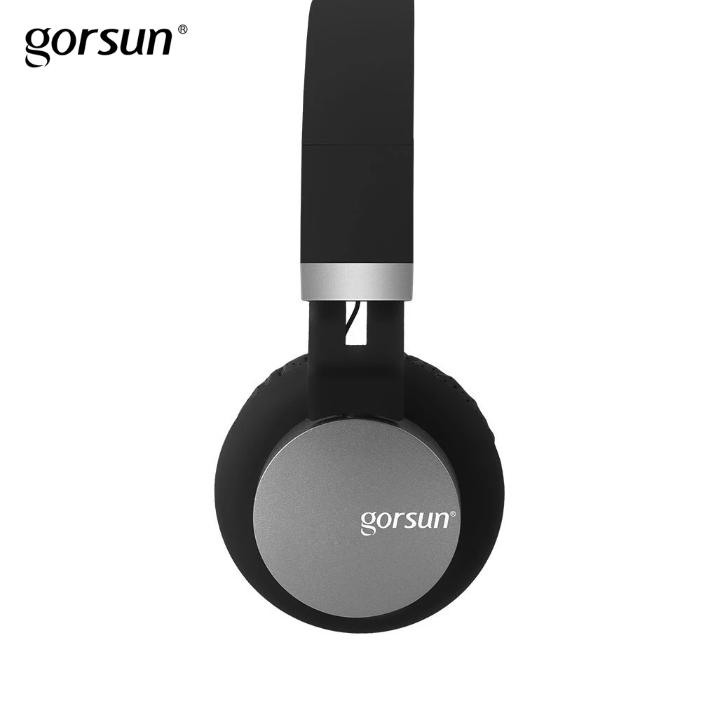 Наушники на ухо Gorsun GS789 Регулируемое оголовье с встроенным микрофоном и регулятором громкости для смартфонов iPhone ПК Xiaomi