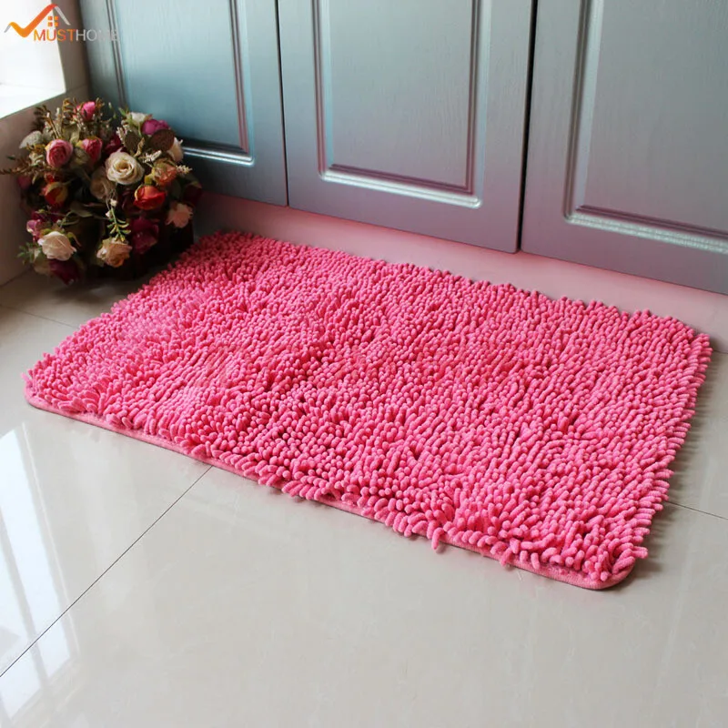 40*60 см Впитывающий Коврик для ванны шенилл Ванная комната Душ коврики Мягкий