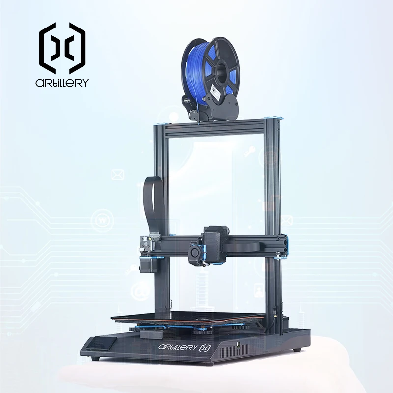 2019 artilery TFT Touch LCD 3d принтер набор Sidewinder X1 ультра тихий драйвер двойной оси Z с