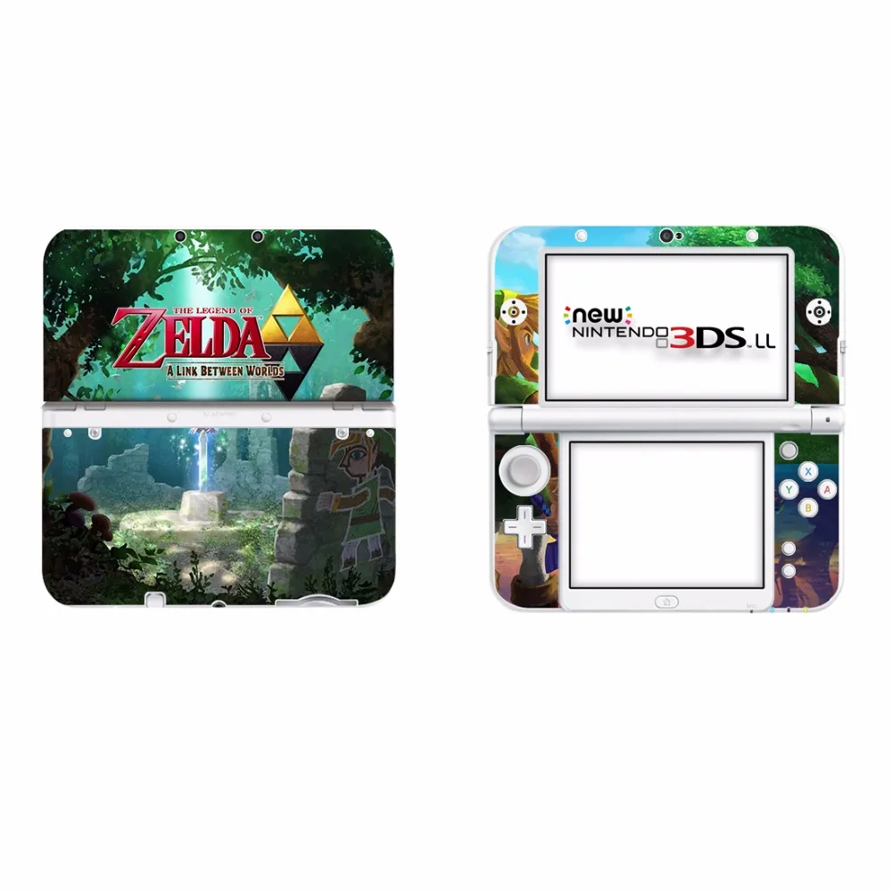 Легенда о Зельде, Виниловая наклейка на обложку, наклейка на кожу для NEW 3DS XL, наклейка на обложку s для NEW 3DS LL, Виниловая наклейка на кожу, протектор