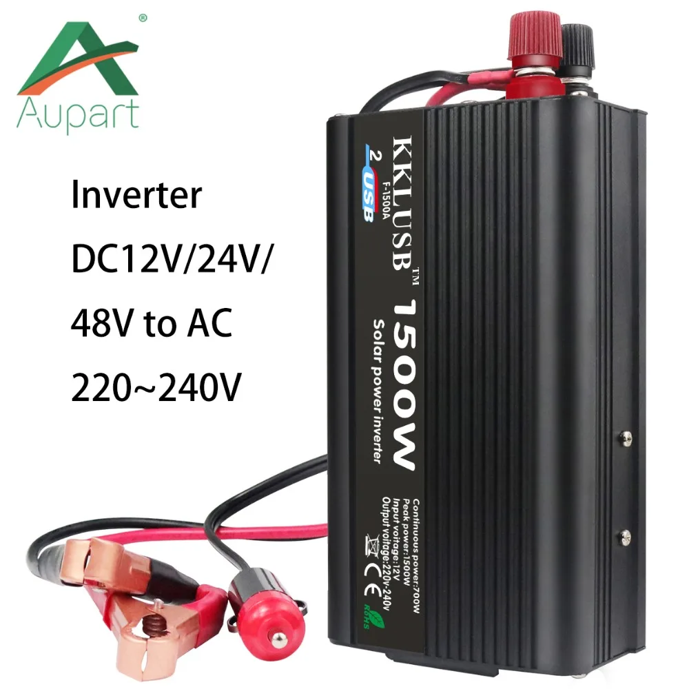 700 W Пиковая 1500 Чистая синусоида Инвертор DC 12 V в AC220V/240 50 HZ от сетки инвертор для