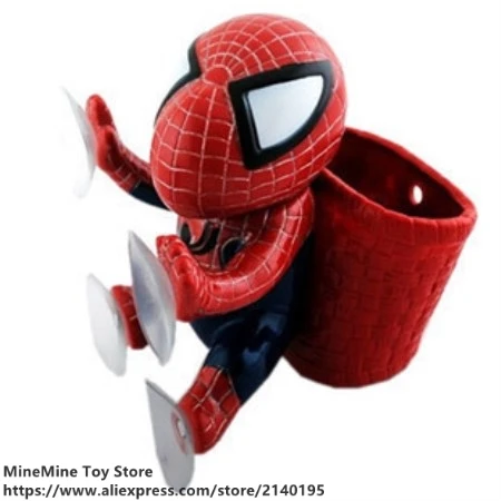 ZXZ Marvel Мстители 4 вида стилей Человек паук Q Версия фигурку модель осанки