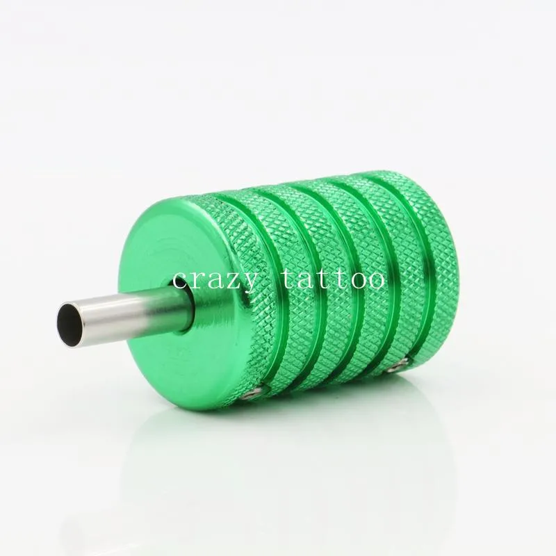 

2PCS Green Slim Tattoo Machine Grips 30mm Lightweight Aluminum Alloy Tattoo Grips Tubes For Tattoo Machine Gun Free Shipping