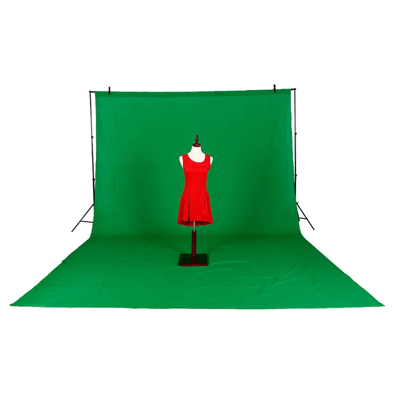Хлопковый муслиновый фон для хромакея 3 х4 м фоны фотостудии освещение однотонный