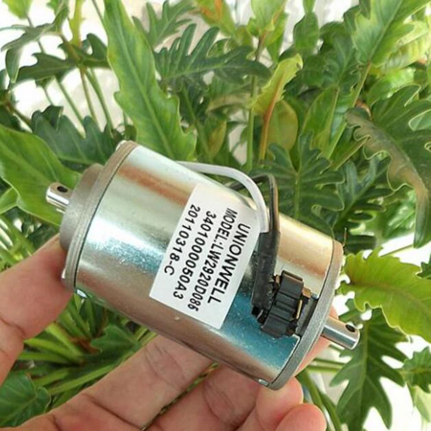 DC120V двойной шарикоподшипник компенсации угольные щетки DC мотор 3800