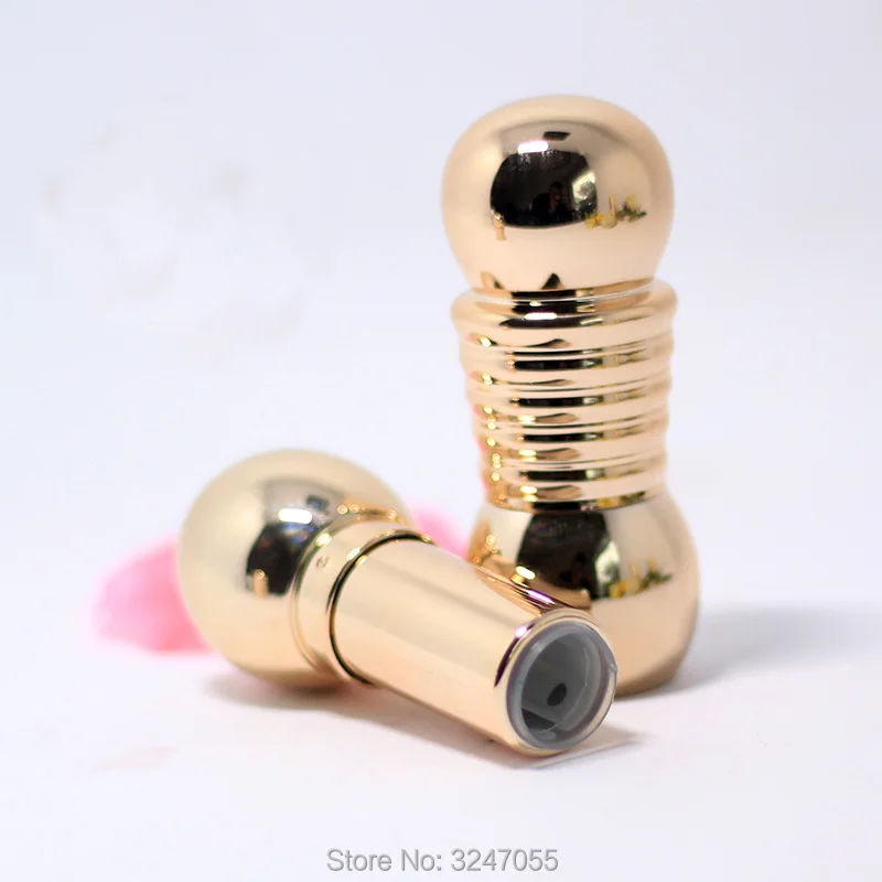 

30Pieces 50Pieces Gold Elegant Plastic Lip Balm Bottle, Women High Class Lipstick Tube, 12.1mm Lip Rouge Sub Package,Makeup Tool
