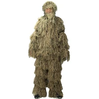 ghillie suit camo suit woodland and forest design military leaf hunting and shooting accessories tactical camouflage clothing