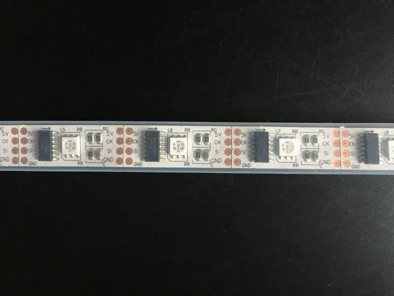 5M DC5V 16.4F WS2801 IC цифровой индивидуально адресуемых RGB светодиодный волшебного сна