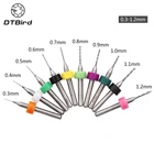 Набор сверл для печатной платы, комплект из 10 насадок из карбида вольфрама и стали для работ по металлу и дереву