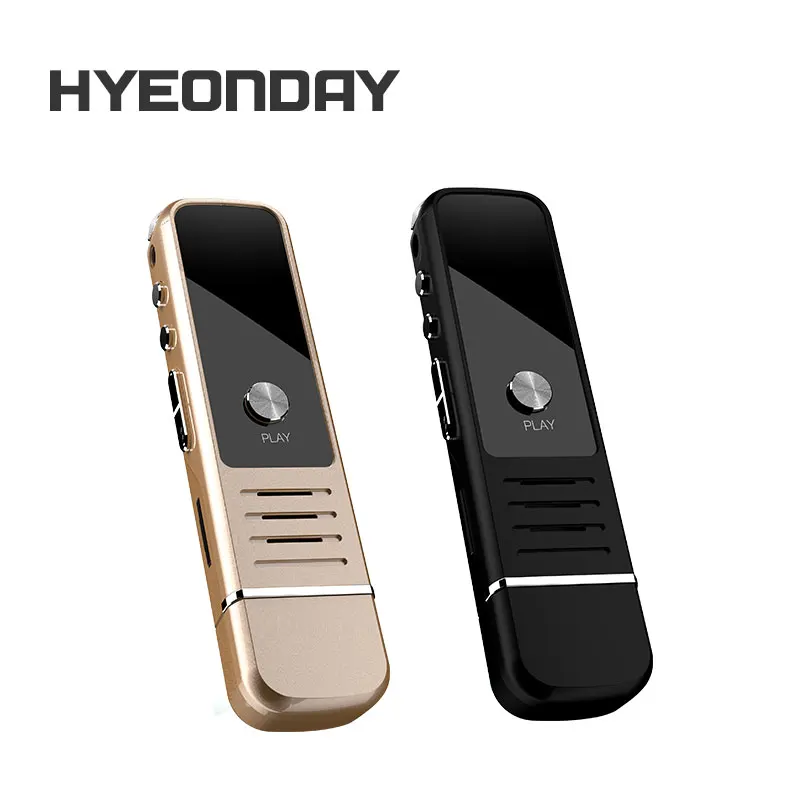 Цифровые диктофоны USB Flash Диктофон K30 hyeonday аудио Регистраторы S MP3 плееры Шум