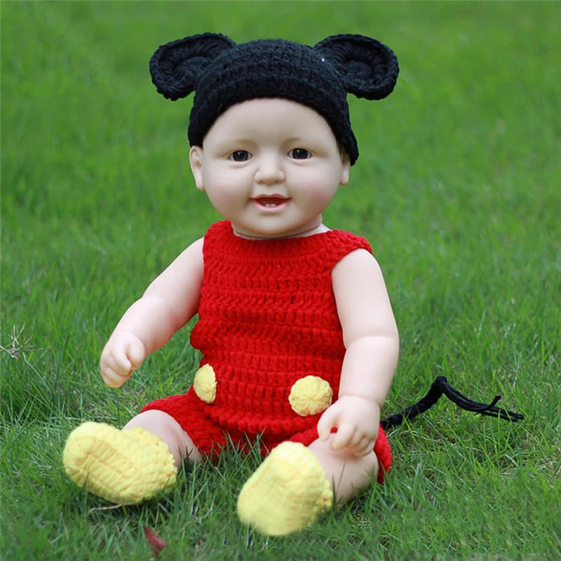 Мягкие силиконовые 20 дюймов реалистичные новорожденные дети девочка Мода