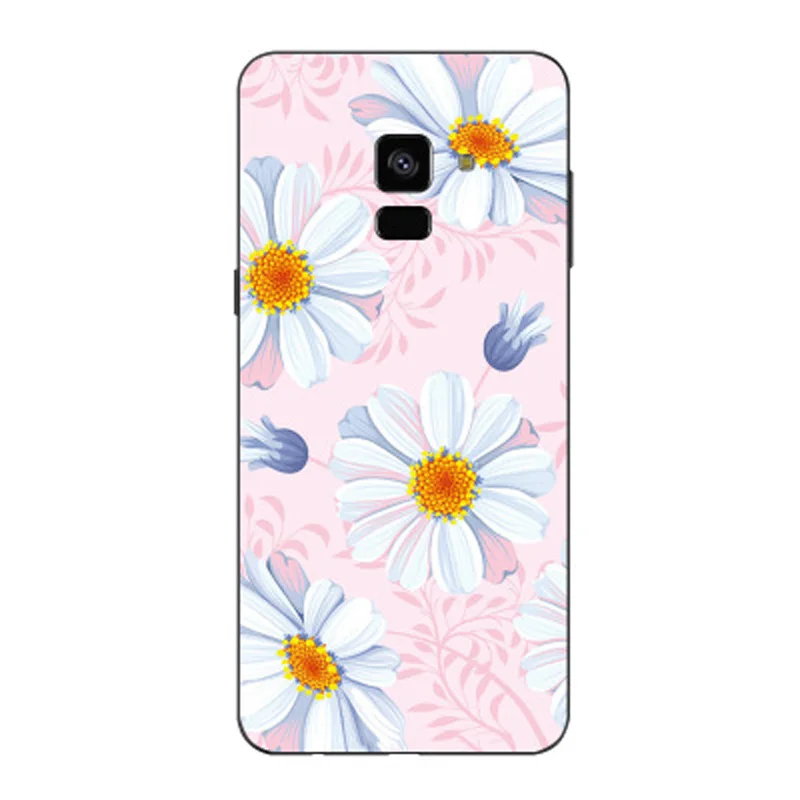 Чехол для Samsung Galaxy A8 2018 силиконовый чехол из ТПУ прозрачный мультяшный A 8 A530N чехлы