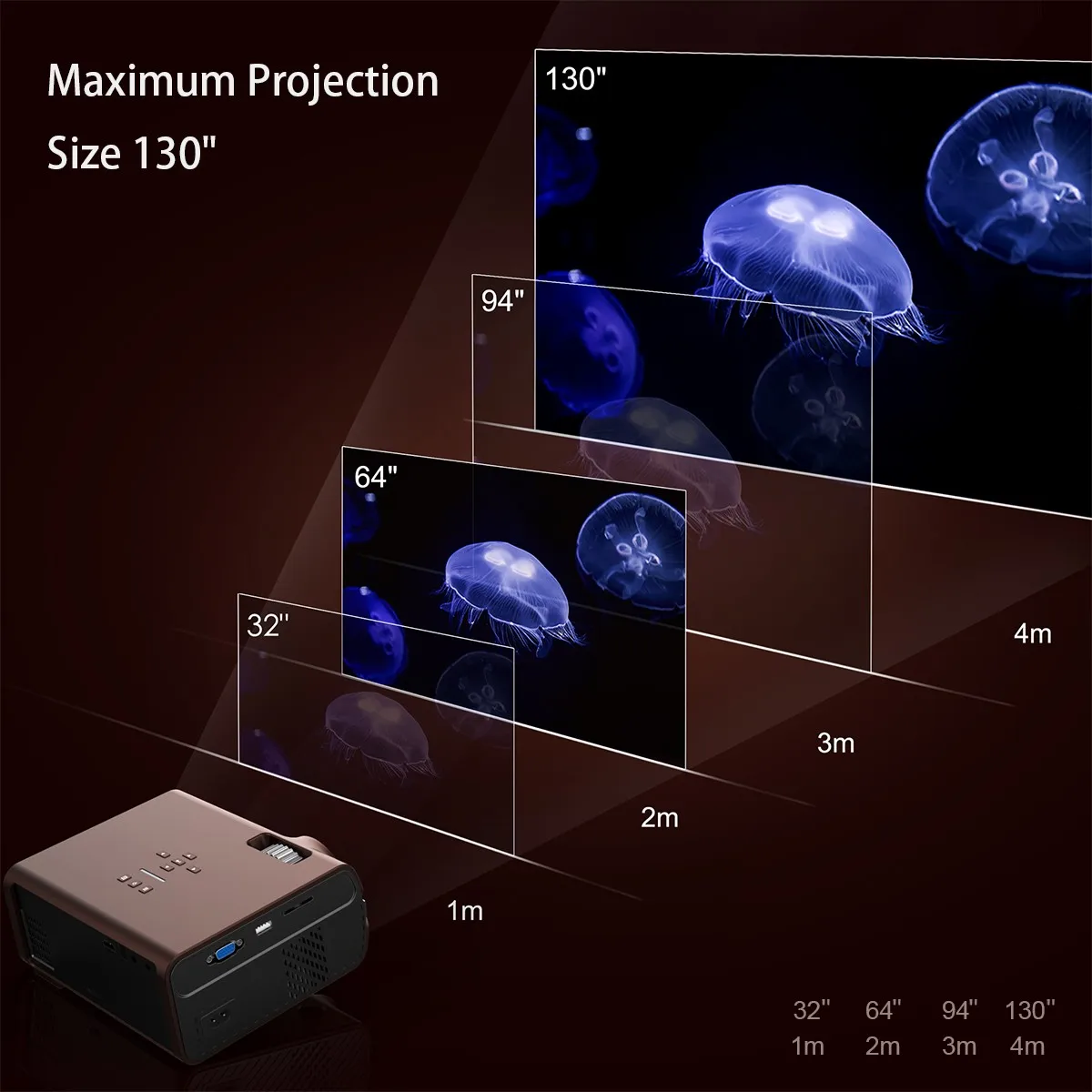 Excelvan BL-45 2000 люмен мультимедийный проектор для домашнего кинотеатра 1080P HDMI USB SD VGA для домашнего кинотеатра ТВ ноутбуков смартфонов IPad
