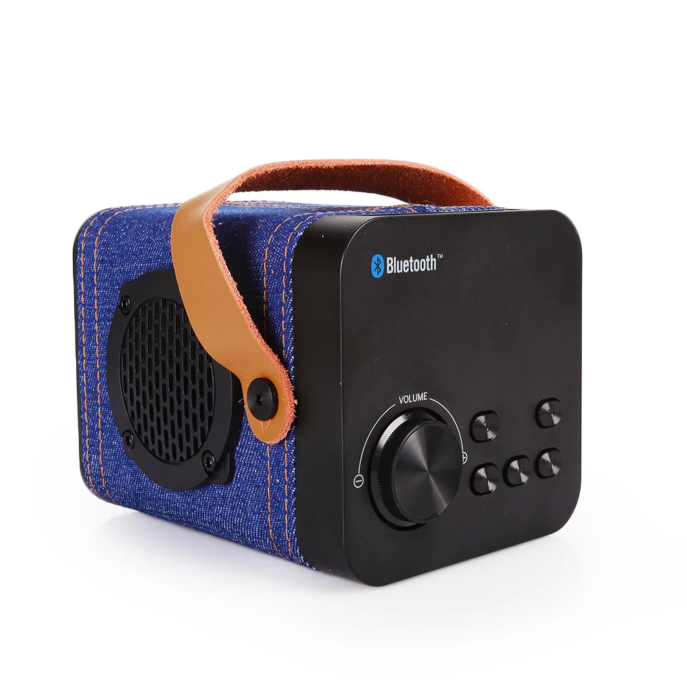 Instabox P70 джинсовый портативный ковбойский холст Bluetooth FM радио USB TF с супер басами