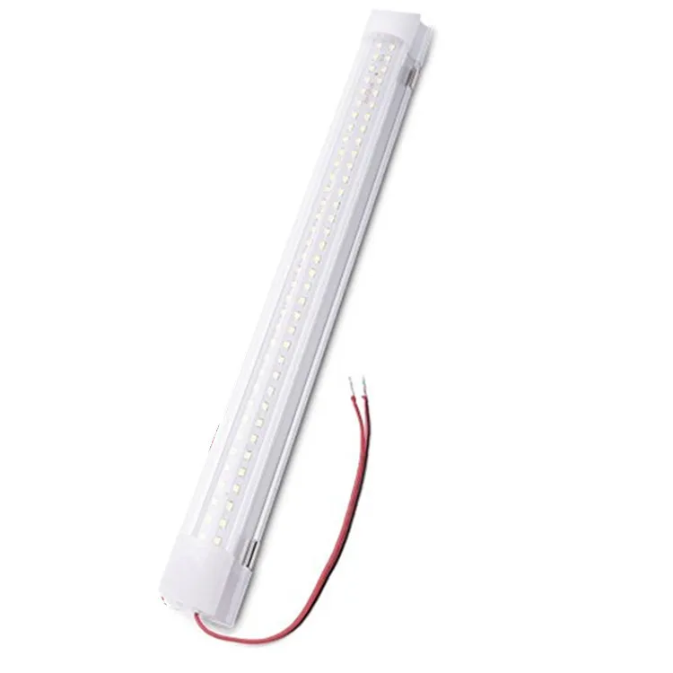 2Pcs 12V 2.5W 72 Led Universal Auto Car Caravan Van Bus Interior White Light Bar Work Strip Lamp On/Off Switch | Автомобили и