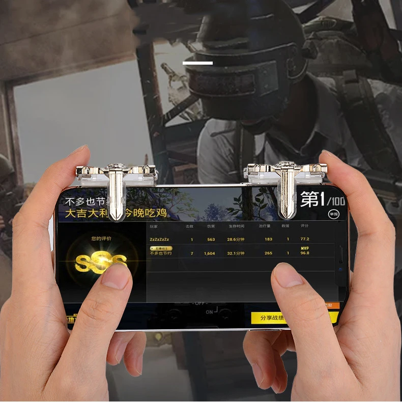 Геймпад для Pubg Game триггеры мобильного телефона джойстик L1r1 Max кнопка стрельбы IPhone