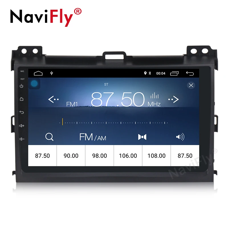 model NaviFly Anroid8.1 4 ядра 32G rom 2G ram Автомобильный мультимедийный плеер для Toyota Prado 120 Land Cruiser 2004-2009 Lexus GX47 Поддержка OBD - Цвет: model