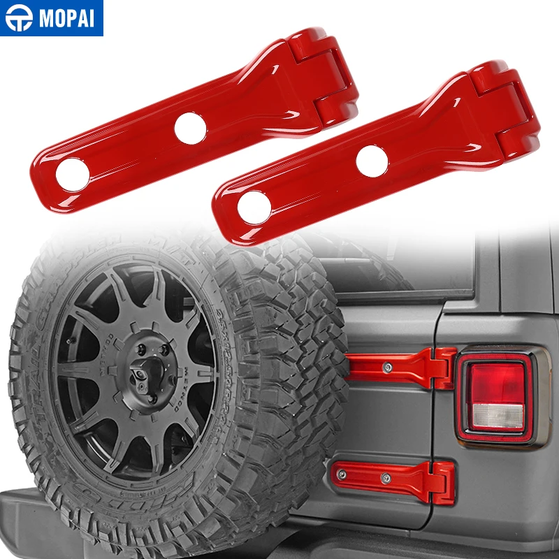 MOPAI автомобильные наклейки для Jeep Wrangler 2018 + запасной шарнир шины дверная ручка