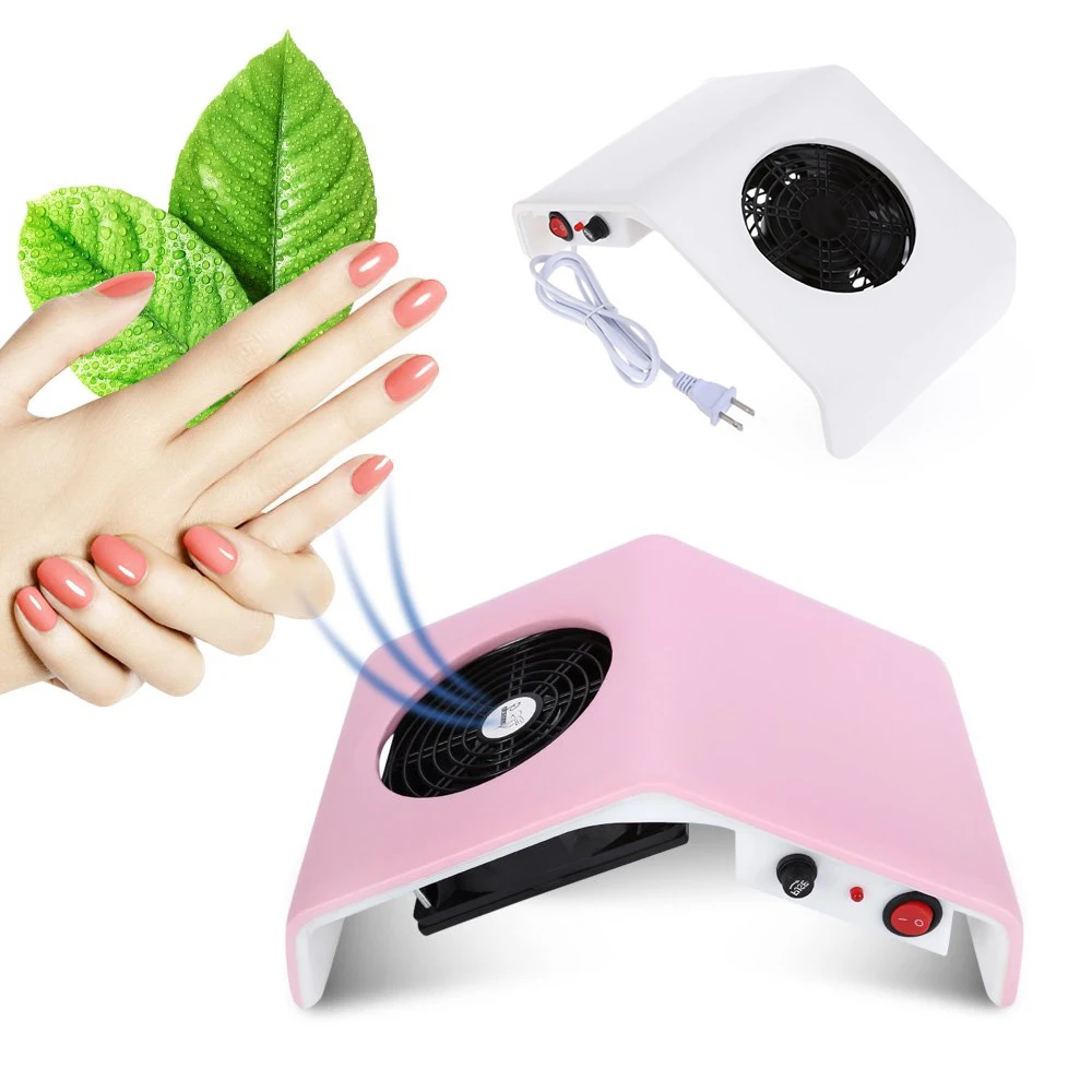 30 Вт пылеуловитель для ногтей маникюрный пылесос УФ гель насадка маникюра