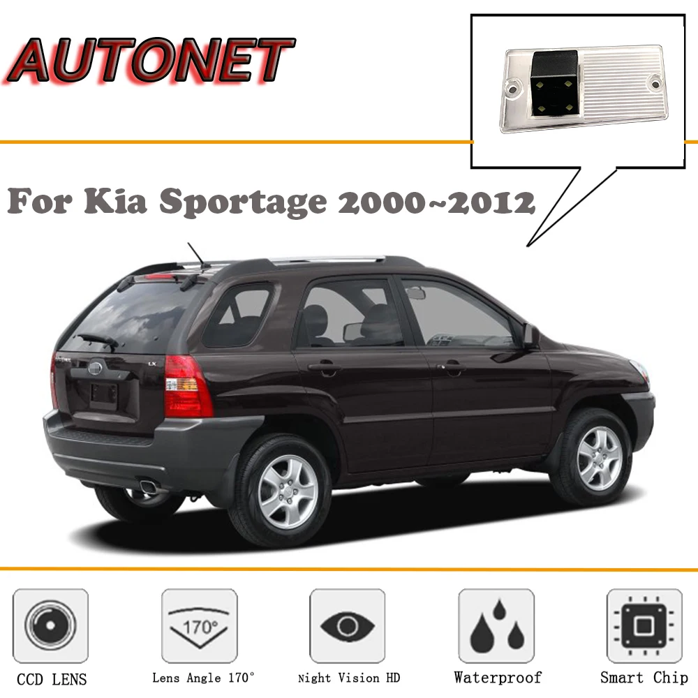 Осенняя камера заднего вида для Kia Sportage 2000 ~ 2012/ночное видение/CCD/камера