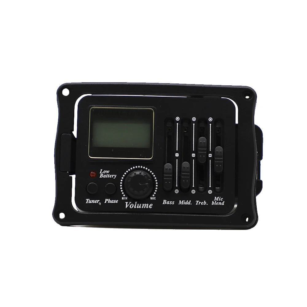 Акустическая гитара Pick up B 12 4 полосы EQ эквалайзер Preamp Piezo LCD тюнер захват