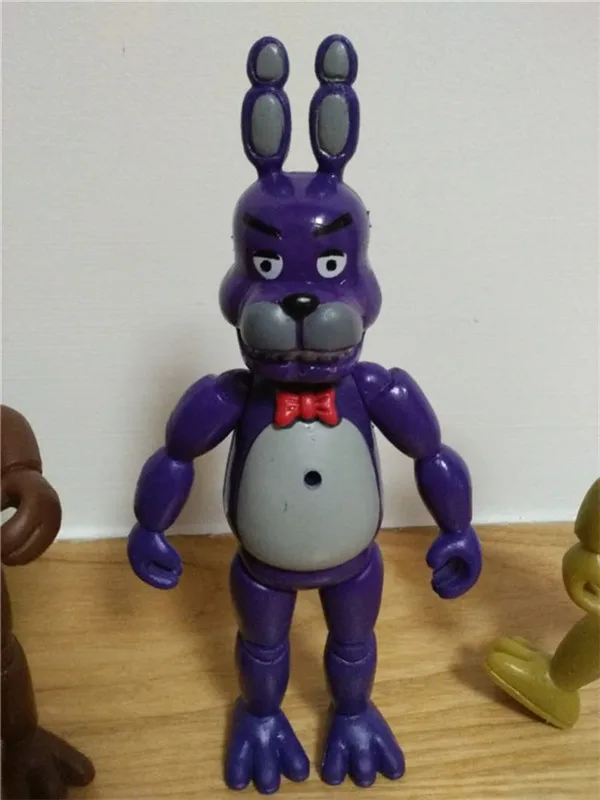 5 шт./лот 5.5 дюймов Five nights at Freddy's ПВХ фигурку игрушка Лисичка золото Чика Фредди с