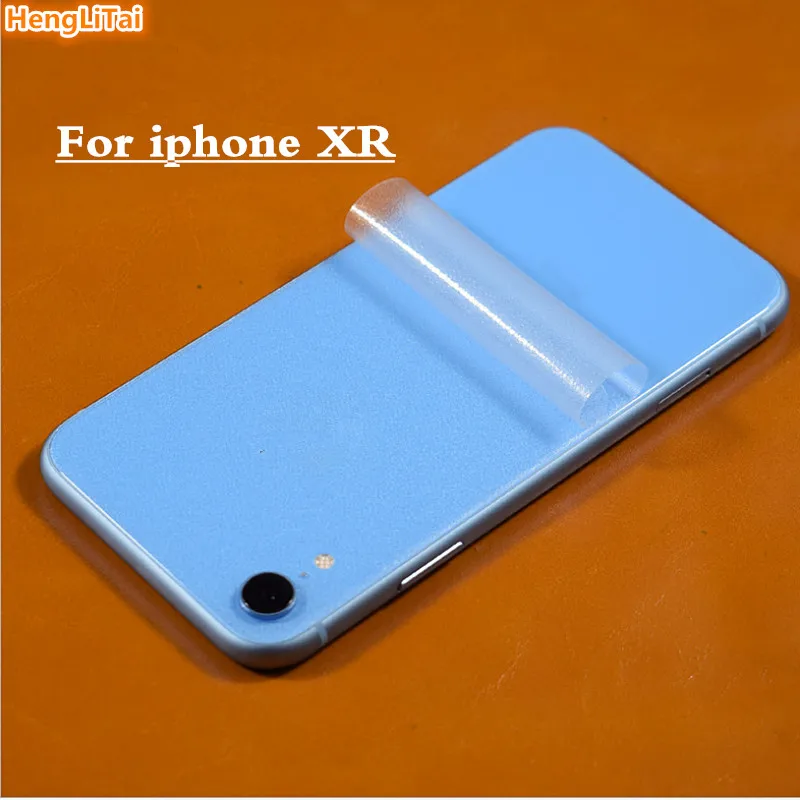 Новинка для iphone XR 3D задняя наклейка прочная прозрачная HD сетка из углеродного