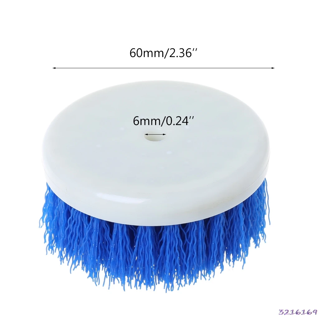 

60mm Drill Powered Scrub Drill Brush Head For Cleaning Ceramic Shower Tub Carpet