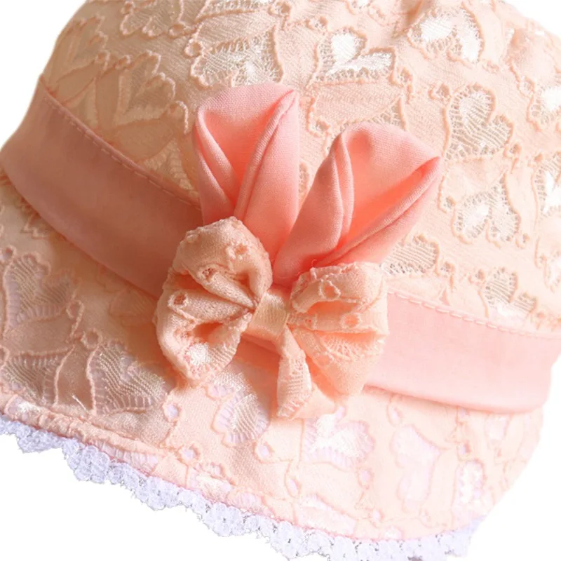 2018 Summer Toddler Baby Hats Kids Girl Bud Silk Lace Flower Gauze Bucket Fashion Children Cap L1 | Детская одежда и обувь