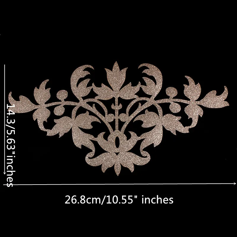 Блестящая серебряная переводная фольга на пластыри наклейки DIY для аппликаций