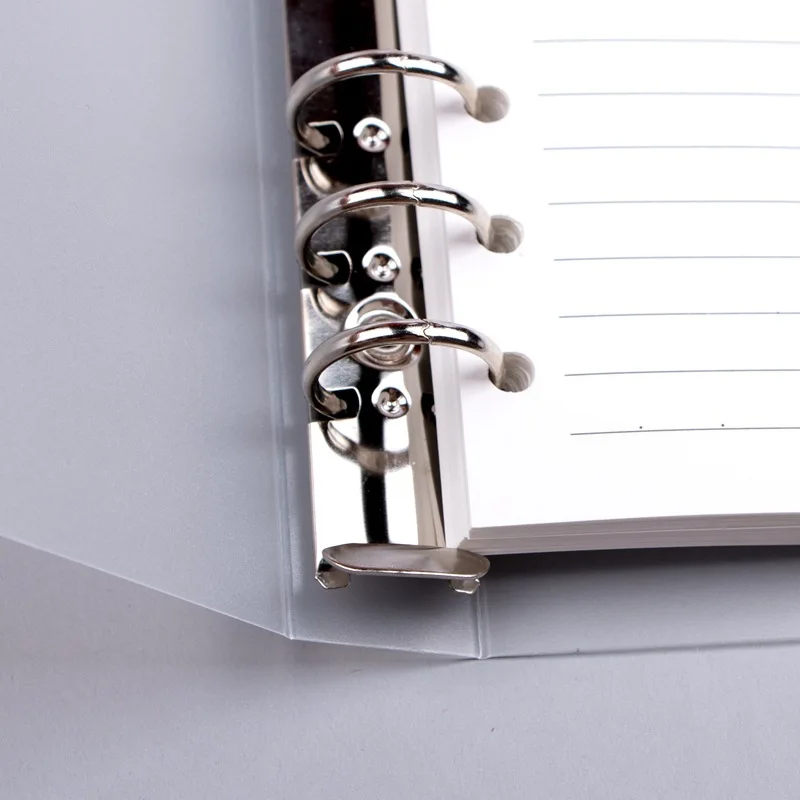 48K Transparent Matte Loose Leaf Notebook Refill Spiral Binder Planner Inner Page Inside Paper Dairy Line Grid Office Supplies