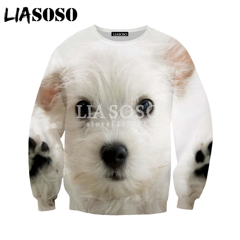 LIASOSO осенняя Новинка модная мужская и женская толстовка 3D принт с животными