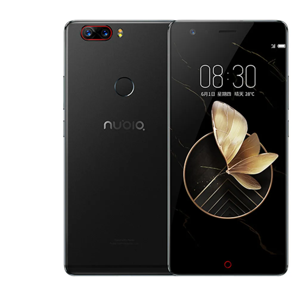 Nubia Z17 мобильный телефон с 5 дюймовым дисплеем восьмиядерным процессором Snapdragon 835