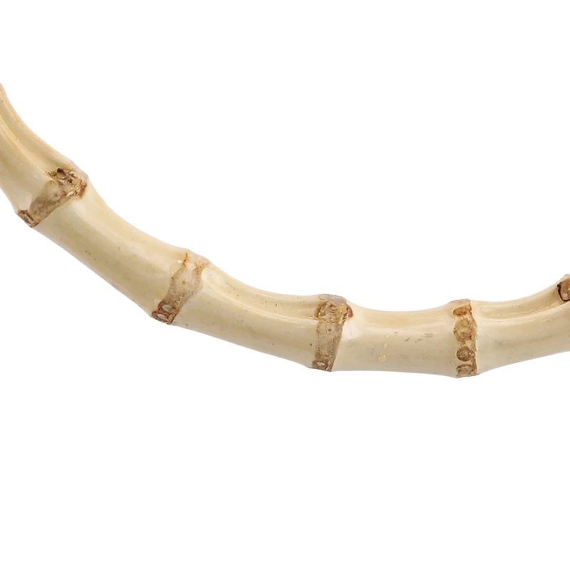 2 шт./лот круглая бамбуковая сумка ручка для Сумочка ручной работы DIY сумки