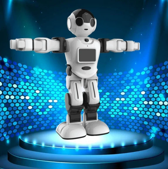 Детский партнер сопровождающий человекоидного программируемого робота робот