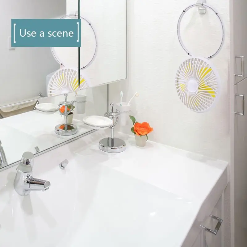 Мини-вентилятор с usb-портом 2 скорости низкий уровень шума вращение на 180 градусов